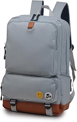 Amazon Co Jp Miuincy リュック リュックサック 大容量 高校生 大学生 メンズ レディース グレー シューズ バッグ