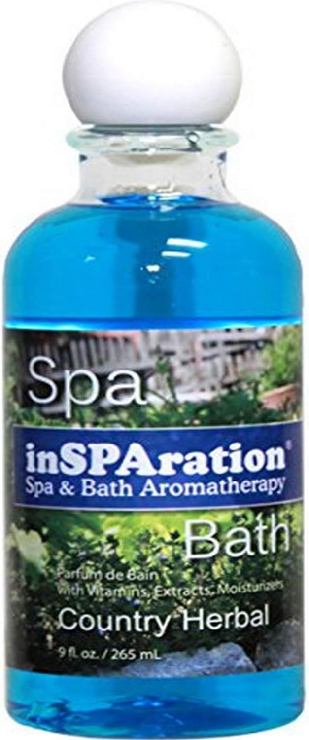 inSPAration Spa and Bath Aromatherapy 113X Spa Liquid, 9-Ounce, Country Herbal: Garden & Outdoor