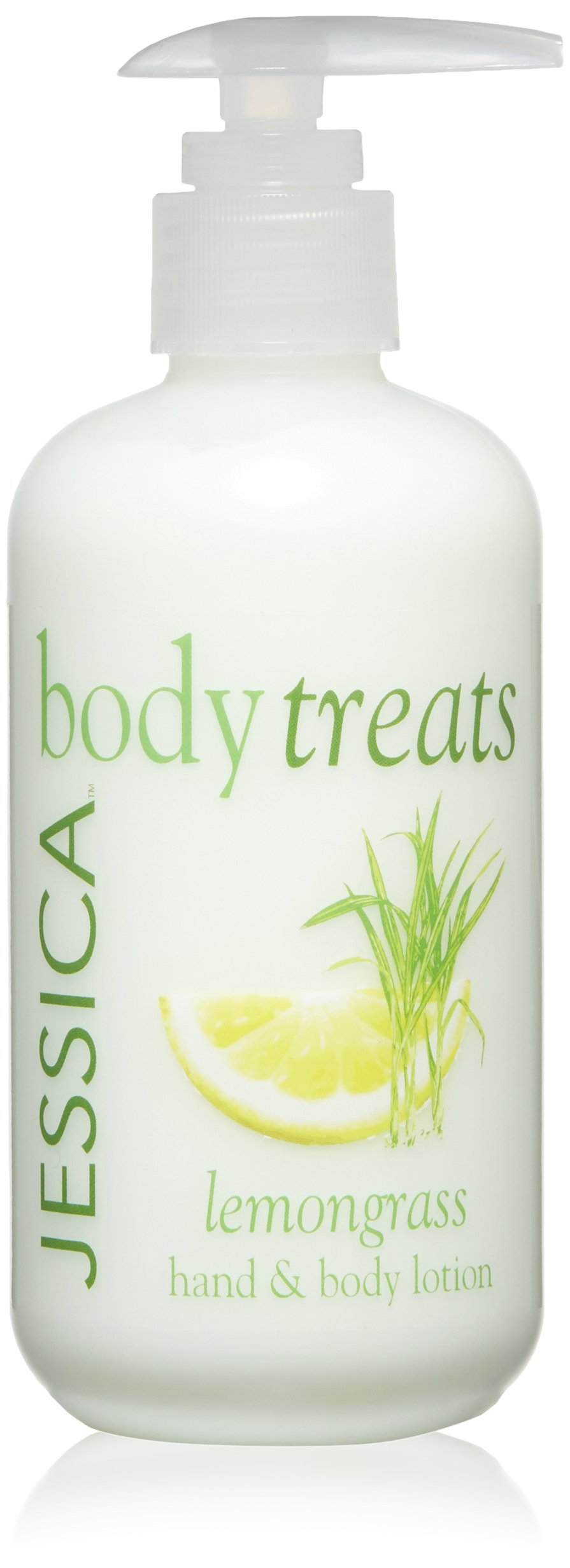 JESSICA Body Treats Hand and Body Lotion, Lemongrass, 245 ml