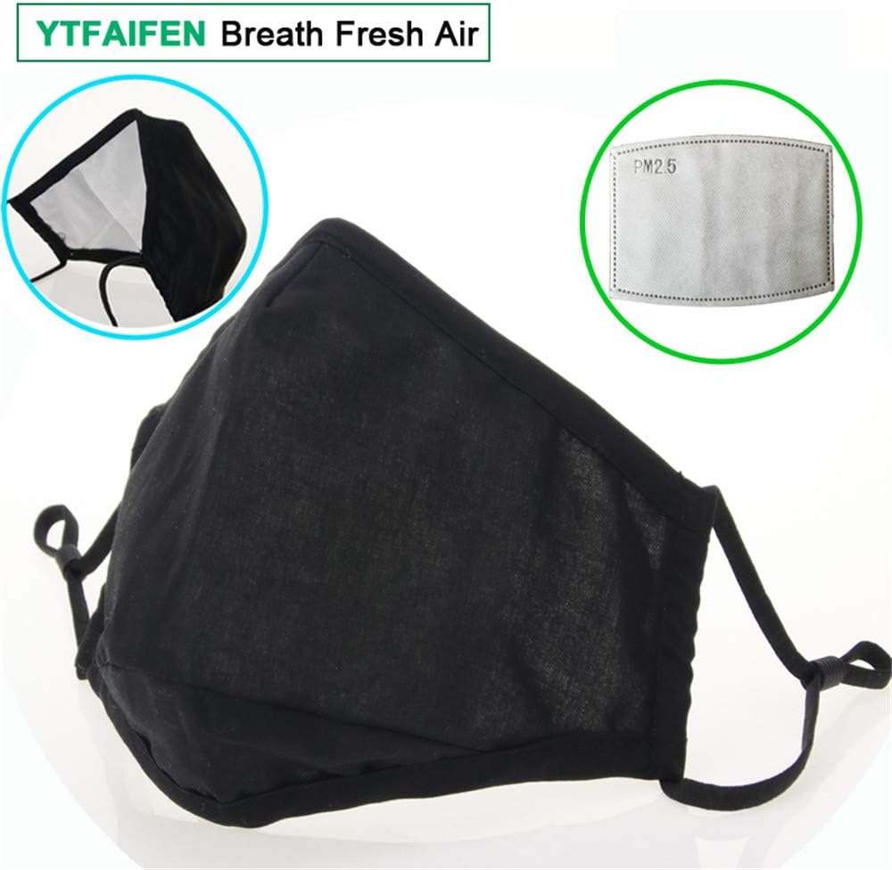 Masks Suitable for Adults and Children Multiple Styles with Breathing Valve and Filter Effectively Block Dust (Valveless-Adult)
