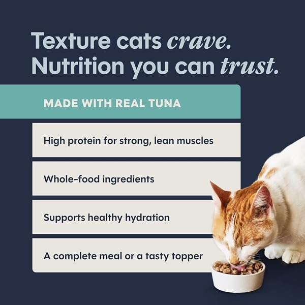 INSTINCT FLAKED ENTREES IN GRAVY, WET CANNED CAT FOOD, GRAIN-FREE – TUNA, 3 OZ. CANS (PACK OF 24)