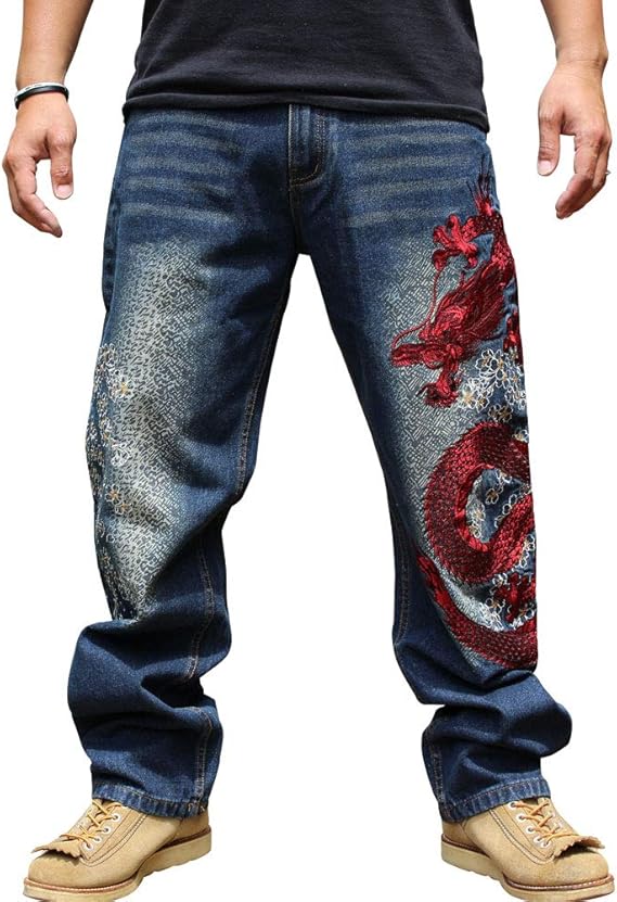 Amazon 和柄ジーンズ 和柄デニム 和柄刺繍ジーンズ B2106 特大赤龍 和柄刺繍ジーパン 絡繰魂ボンタン特攻服 和柄メンズ ジーンズ 通販 Amazon 和柄ジーンズ 和柄デニム 和柄刺繍ジーンズ B2106 特大赤龍 和柄刺繍ジーパン 絡繰魂ボンタン特攻服 和柄メンズ ジーンズ 通販