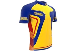 ScudoPro Colombia Full Zipper Bike Short Sleeve Cycling Jersey for Women