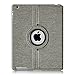Fintie Rotating Case for iPad 4/3 / 2-360 Degree Rotating Smart Stand Protective Cover with Auto Wake/Sleep for iPad 4th Gen with Retina Display, iPad 3 & iPad 2, Denim Grey