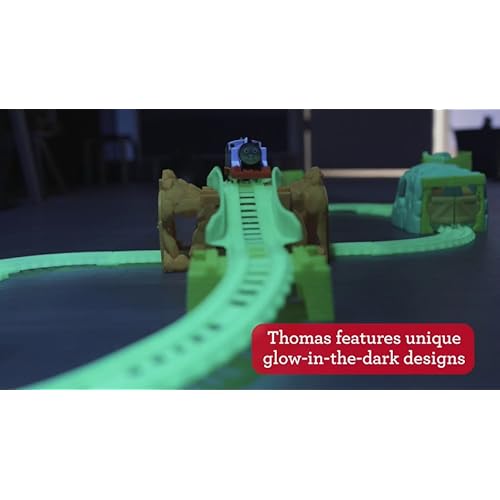thomas & friends trackmaster glowing mine set
