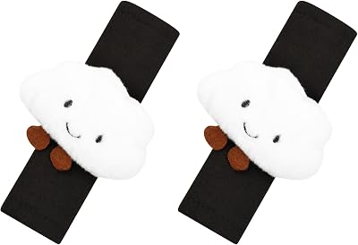 URAQT Car Seat Belt Pads 2Pcs Universal Kids Comfort Protectors Clouds
