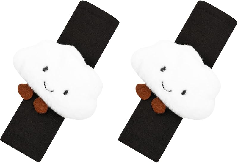 URAQT Car Seat Belt Pads 2Pcs Universal Kids Comfort Protectors Clouds