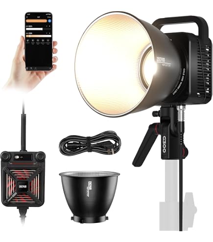 Zhiyun X60 RGB Pro LED-Videoleuchte – 60W, CRI 95, 2700K–6500K, Mit App & 15 FX-Effekten (ohne Akku)