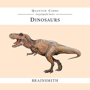 Brainsmith Quantum Flashcards, Dinosaurs - Learning Flash Card Set for Toddlers and Kids (8 months to 8 years) for Memory and Brain Development