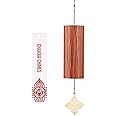 Mowind Chakra Chimes Natural Bamboo Wind Chimes Meditation Chord Windchime Wind Bell for Home Decoration Zen Mindfulness Root Chakra