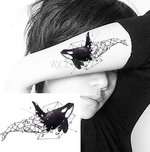 Yyoutop étanche Autocollant De Tatouage Compass Flash Tattoo