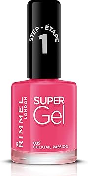 Rimmel Super Gel Vernis à Ongles Cocktail Passion Rose 12 Ml
