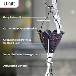 U-nitt Rain Chain Water Collection for