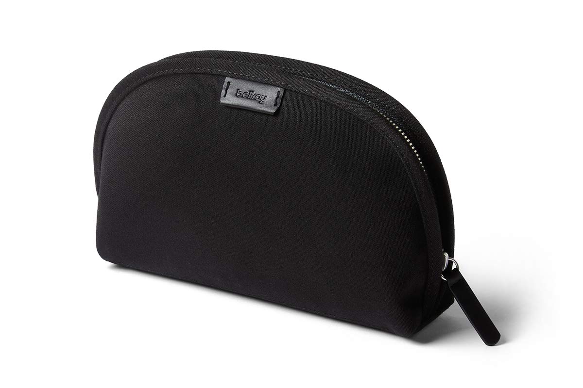 Bellroy Classic Pouch (EDC Zipper Travel Pouch, Water-Resistant Woven Fabric, Holds Pencils, Pens, Tech & Personal Items, Internal Mesh Pockets) - Melbourne Black