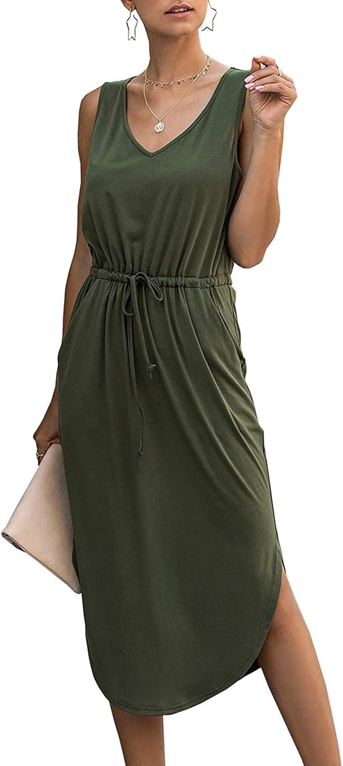 abito da cerimonia midi con fessura