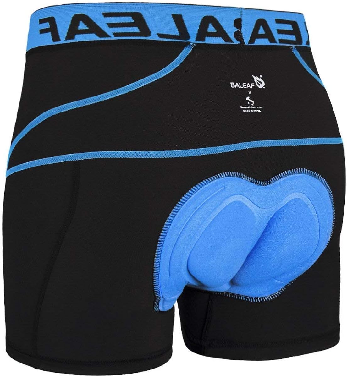 BALEAF Men's 3D Padded Cycling Underwear Shorts - Bike Undershorts Bicycle MTB Underpants: Sports & Outdoors