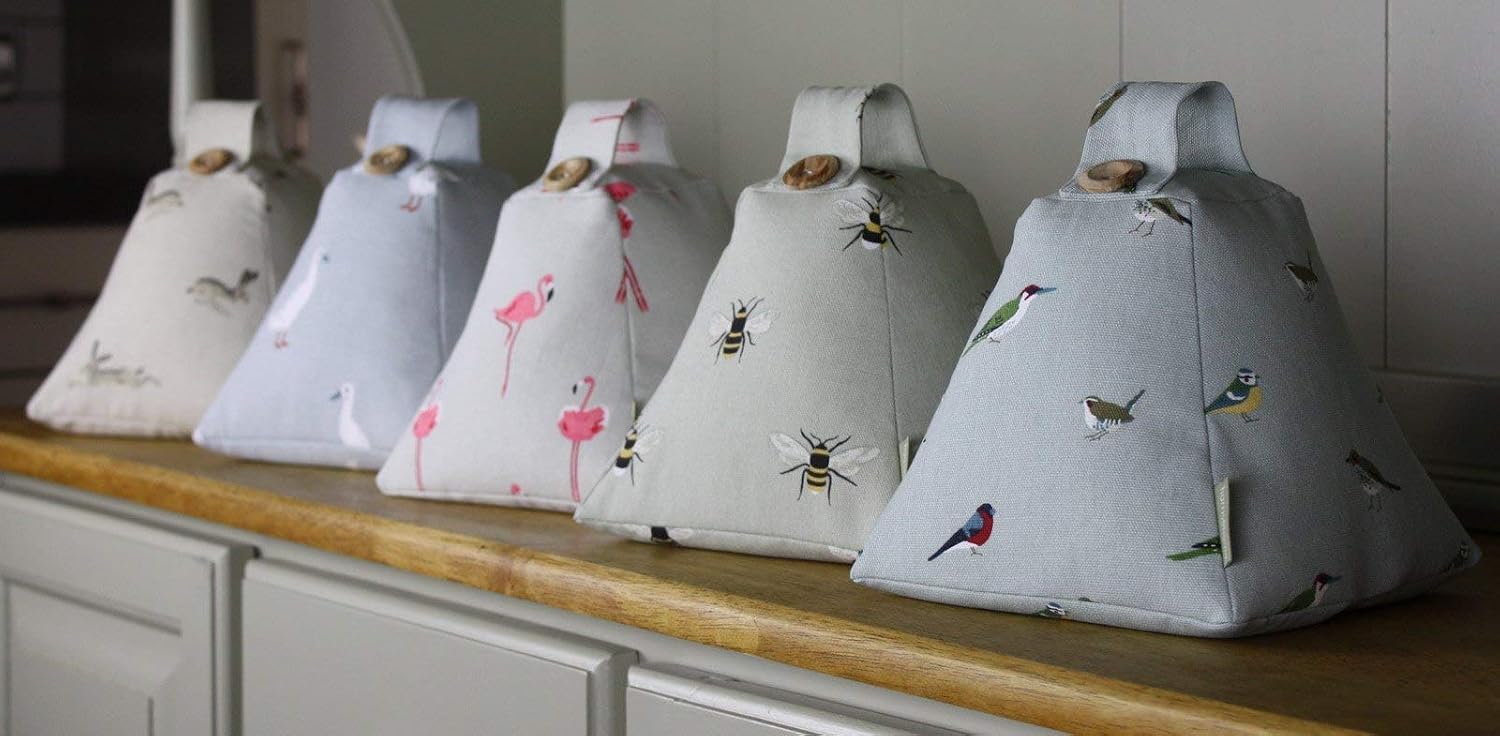 Fabric Doorstop Door Stop Unfilled Handmade In Sophie Allport Animal Print Birds Flamingo Bees Hearts Hare Duck Birdwatching Fabric Birthday Gift Amazon Co Uk Handmade