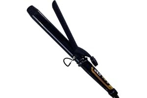 abp 1.25 Inch Curling Iron Extra Long Barrel with Ceramic Coating for Long/Medium Hair,1 1/4 INCH LCD Display Instant Heat up to 450°F with clamp,Hair Style Tool Girls & Women