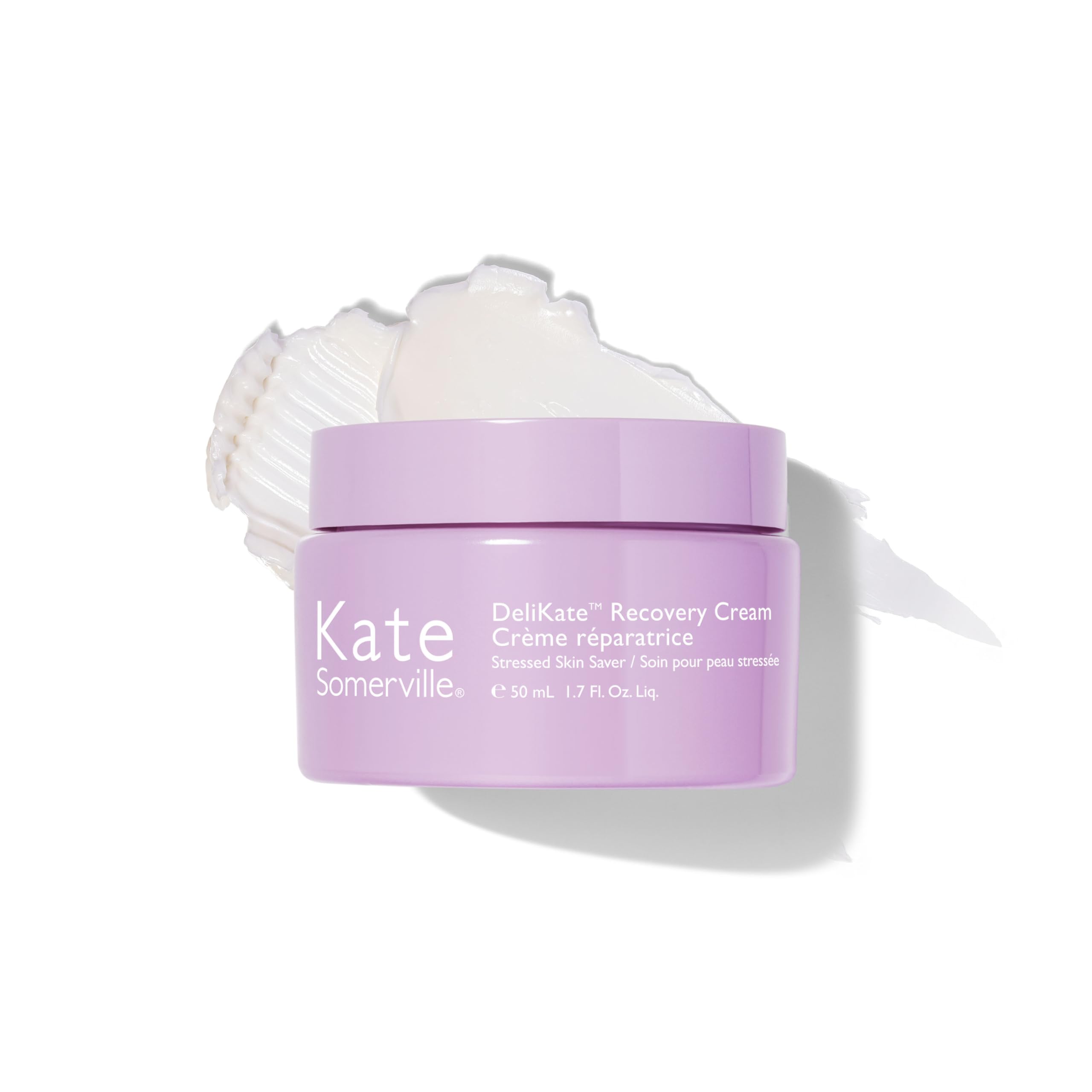 Kate Somerville DeliKate Recovery Cream – Calming Moisturiser for Sensitive Skin, Immediate Skin Relief, Extra-Nourishing Formula, 50 mL