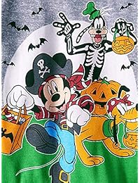 Pirate Mickey Goofy Pluto Glow in The Dark Halloween Conjunto de pijama de 2 piezas para niños pequeños
