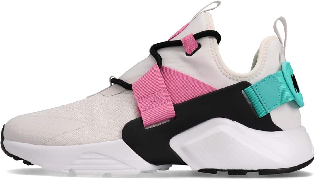 Amazon Com Nike Air Huarache City Low Womens Shoes Platinum Tint Black Hyper Jade Ah6804 014 Road Running