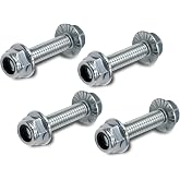 Go Kart Engine Mount Bolt Kit - Grade 5 Bolts and Lock Nuts - 1 1/2 inches Long - fit for for Predator Engines (4 sets)