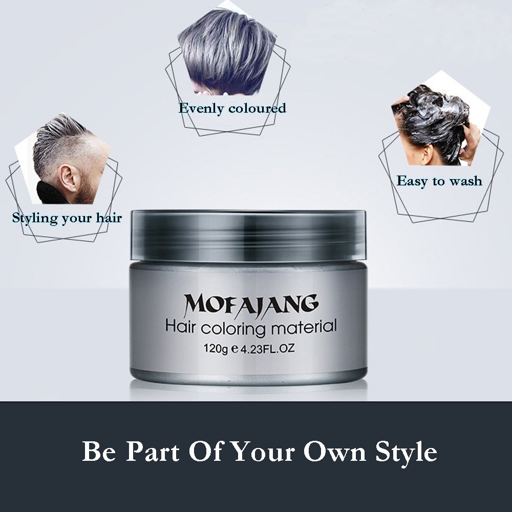 Mofajang Hair Color Wax,INST Temporary Hair Dye,Hair Coloring Wax