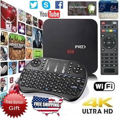 MXQ Pro 4K Android TV Box con Mini Teclado Paraguay Ubuy