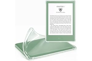 CoBak Clear Case for 6" Kindle 2024 and 2022 (11 Generation) - Ultra-Slim Soft TPU Transparent Cover,Lightweight & Durable Pr