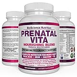 VITA ONE Prenatal & Lactation Support Multivitamin â€“ Whole Food Multi Vitamins with Folic Acid for Pregnancy & Fenugreek Aid Breastfeeding â€“ Herbal Blend Multiple Minerals â€“ BioScience Nutrition