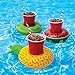 BigMouth Inc Inflatable Drink Holder for Pool - Floating Cup Holder for Hot Tub & Water - Fun Outdoor Beverage Float - Fruit