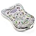 Amazing Silver Antique-Like Compact Mirror By Jinvun: Durable Travel Purse Makeup Mirror With Luxury Vintage Design, Shield Shape, Magnification & Clear Reflection-Gifts For Women