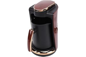 Denash Turkish Coffee Maker,250ML Greek Coffee Maker Machine,550W Single Cup Electric Turkish Machine with Cup for Home Hot B