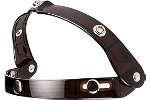 CHERN YUEH Adapter Flip Up Attachment for Snap Helmet Bubble Shield Visor (Smoke)