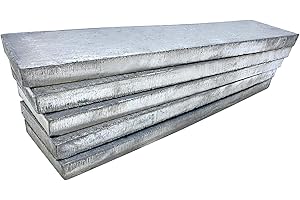 TOMESHA Pure Lead Ingots 99.9% for Bullet Casting, Fishing Sinkers, and Fishing Weights