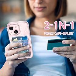 Petocase for iPhone 15 Wallet Case Card Holder Slot