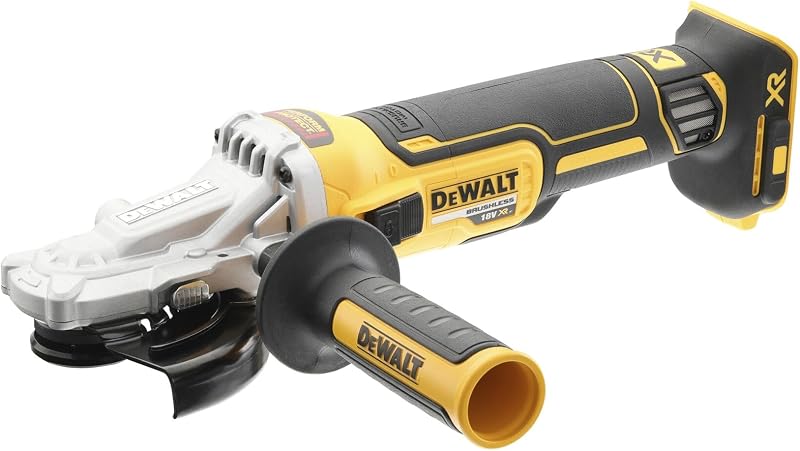 DEWALT 18V XR Brushless 125mm Flat Head Angle Grinder DCG405FN-XJ