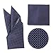 Amzchoice Classic Handmade Mens Wood Bow Tie with Matching Pocket Square Men's Cufflinks Lapel Flower Set (121)