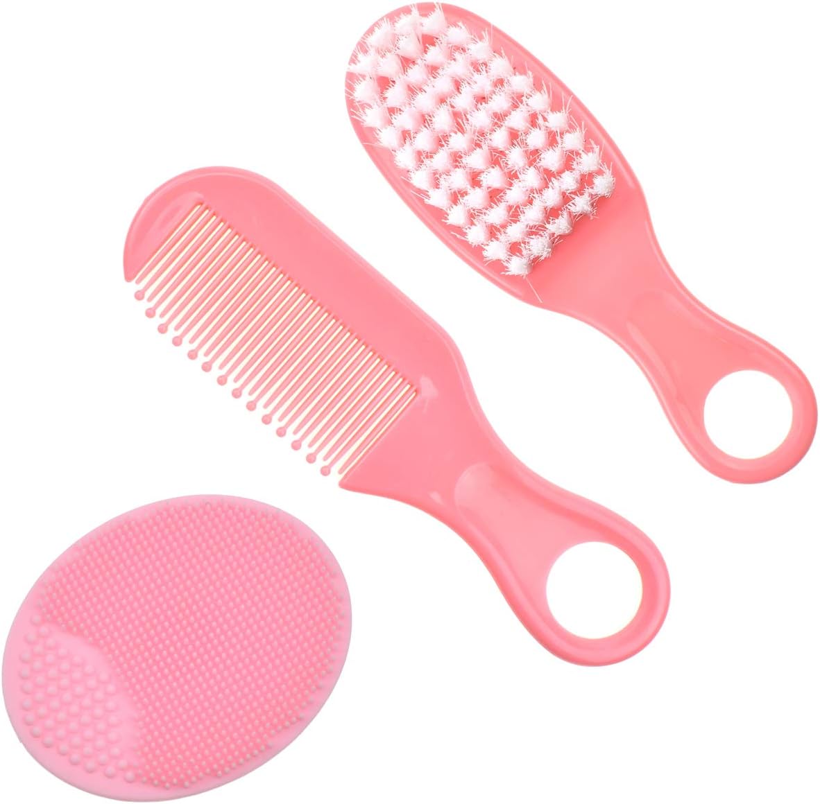 baby pink hair brush