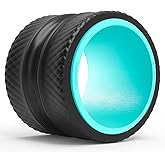 FitBeast Back Roller - Deep Tissue Massage Wheel, Yoga Wheel & Back Stretcher for Pain Relief (9'', Blue)