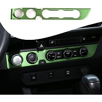 Lcojicep Air Conditioning Button Panel Cover Trim - Compatible With Toyota Tacoma 2016-2020 (Low-Equipped Model, Blue)