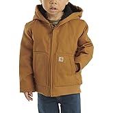 Carhartt Kid's CP8552 Canvas Insulated Hooded Active Jac - Boys