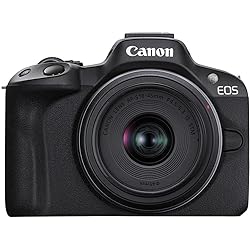 Canon EOS R50 Mirrorless Camera Kit – APS-C RF