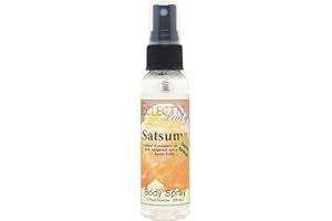 ECLECTIC LADY Satsuma Body Spray (Double Strength), 2 ounces, Body Mist for Women with Clean, Light & Gentle Fragrance, Long Lasting Perfume with Comforting Scent for Men & Women, Cologne with Soft, Subtle Aroma
