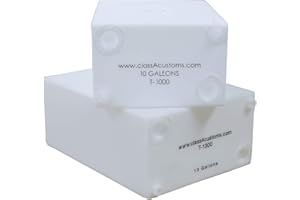 CLASSACUSTOMS Class A Customs | RV Fresh and Gray Water Tank | Combo Pack (10 Gallon & 13 Gallon) | RV Water Holding Tanks