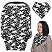 Baby Car Seat Cover and Nursing Canopy - Multi-Use, Breathable Breastfeeding Cover Scarf - Stroller, High Chair, Shopping Cart Cover for Boys and Girls- Included Baby Bib and Carry Bag