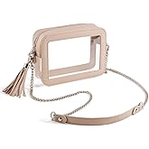 Unilily Clear Bag for Stadium Events – Stadium Approved Clear Purse Crossbody Bag for Women, Concerts, Sports, and Festivals