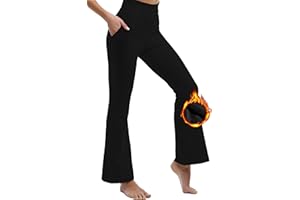 Ipletix Flare Leggings for Women, High Waisted Flare Leggings with Pockets Yoga Pants