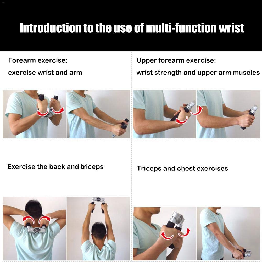 Gamma Regolabile per Lesercizio della Mano Fitness 10-50 kg Pinza per Terapia Adminitto88 Set di Impugnatura per Impugnatura Rinforzo per Le Mani Attrezzo Ginnico per Dito Dellavambraccio