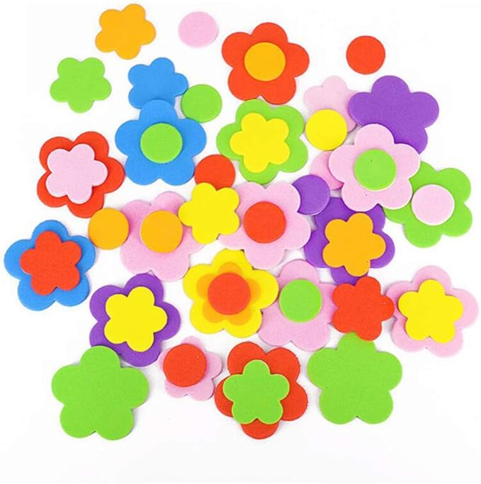 Garispace Self Adhesive Craft Foam Shapes For Crafts Stickers Cute EVA